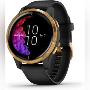 Garmin 010-02173-31 Venu, GPS Smartwatch, Bright Touchscreen Display, Music